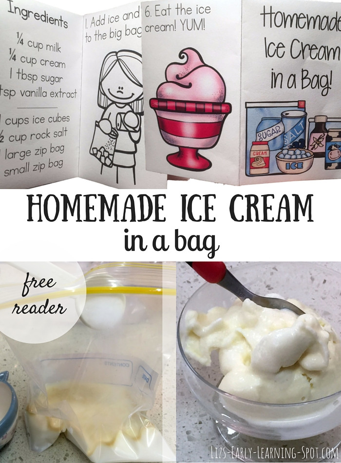 Ice Cream Recipes For Kids
 Homemade Ice Cream in a Bag Liz s Early Learning Spot