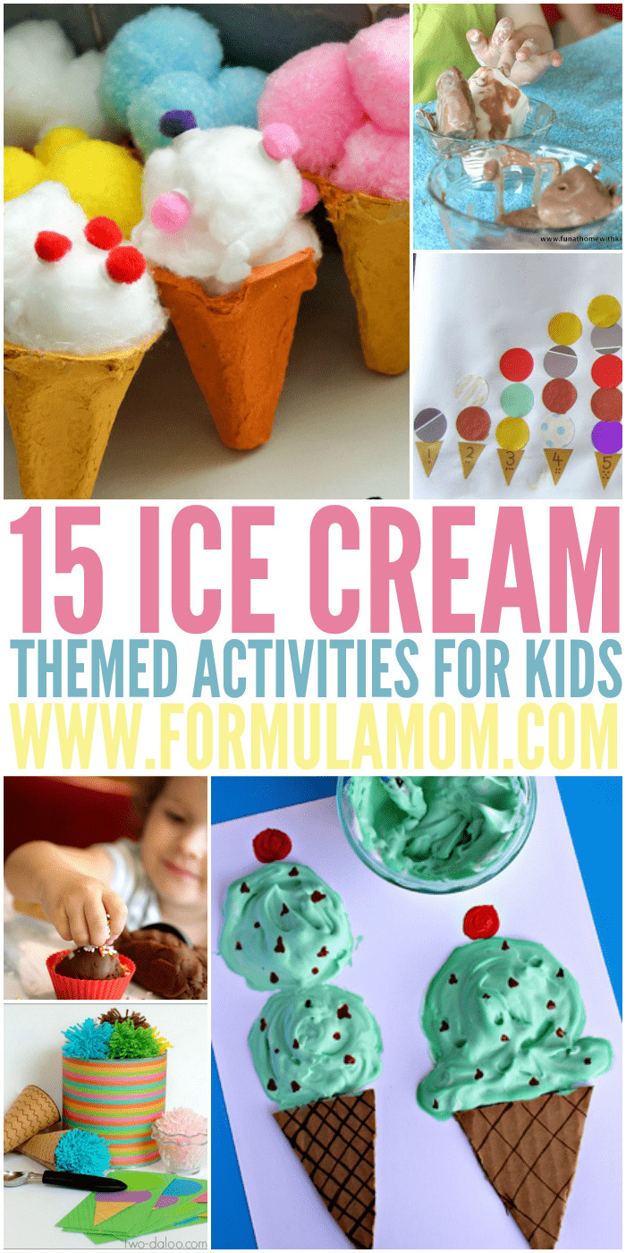 Ice Cream Recipes For Kids
 Ice Cream Activities for Kids Perfect for Summer