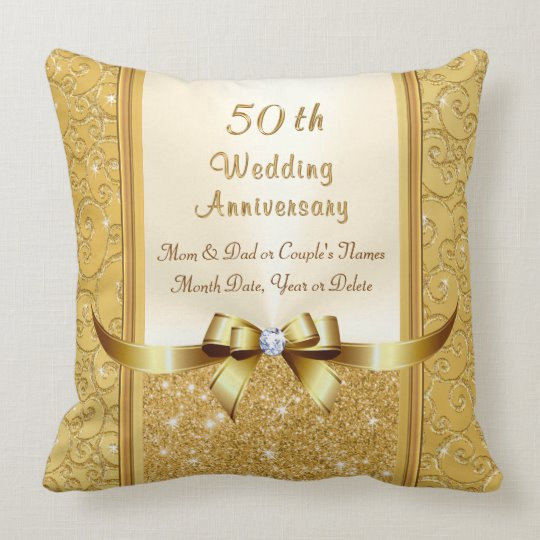 Ideas For 50th Wedding Anniversary Gifts
 50th Wedding Anniversary Gift Ideas for Parents Throw
