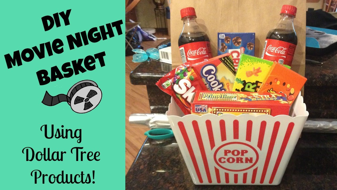 Ideas For A Movie Theater Gift Basket
 Dollar Tree Gift Basket Idea