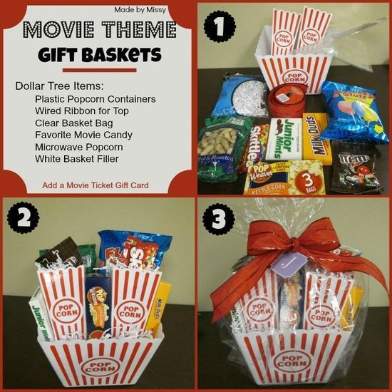 Ideas For A Movie Theater Gift Basket
 Movie Gift Basket idea for a silent auction or raffle
