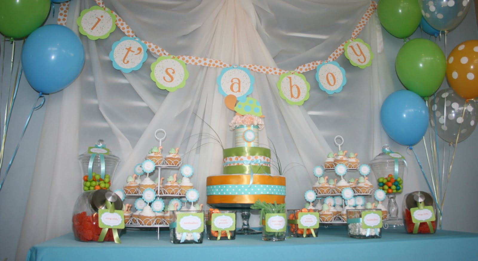 Ideas For Baby Shower Decorations
 Partylicious Events PR Turtle Baby Shower