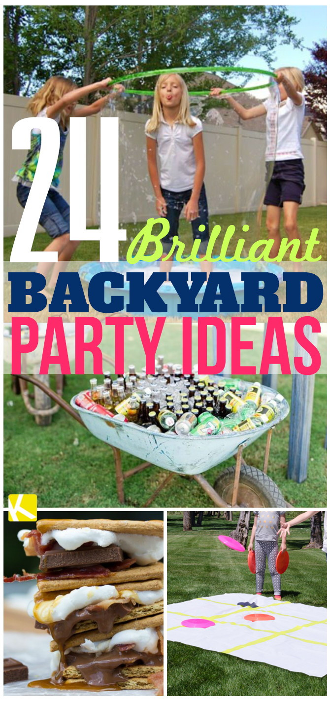 Ideas For Backyard Water Party
 24 Brilliant Backyard Party Ideas The Krazy Coupon Lady