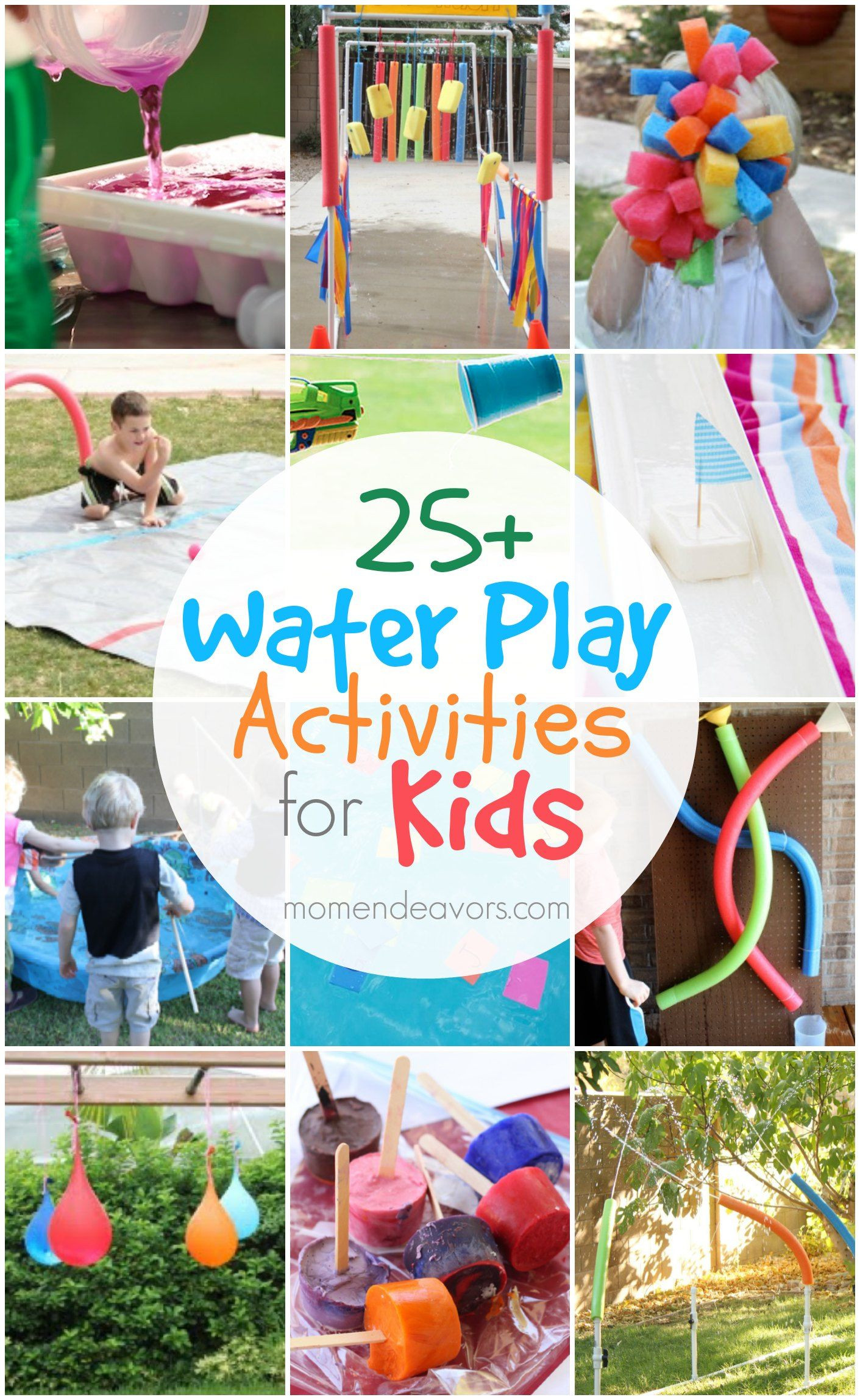 Ideas For Backyard Water Party
 25 Outdoor Water Play Activities for Kids so many fun
