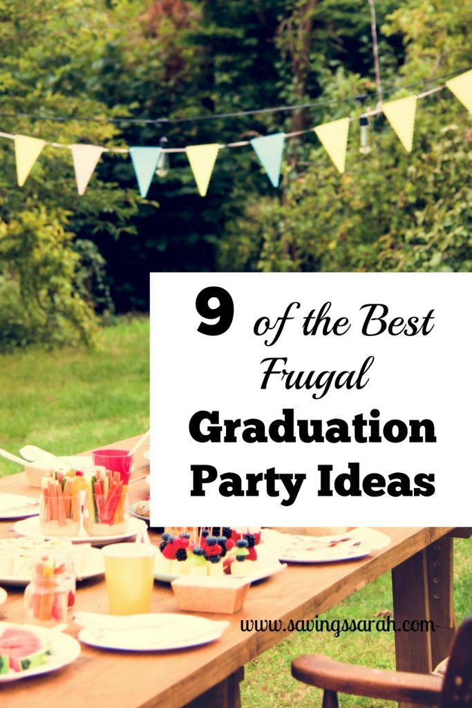 Ideas For Boy Graduation Party
 9 the Best Frugal Graduation Party Ideas