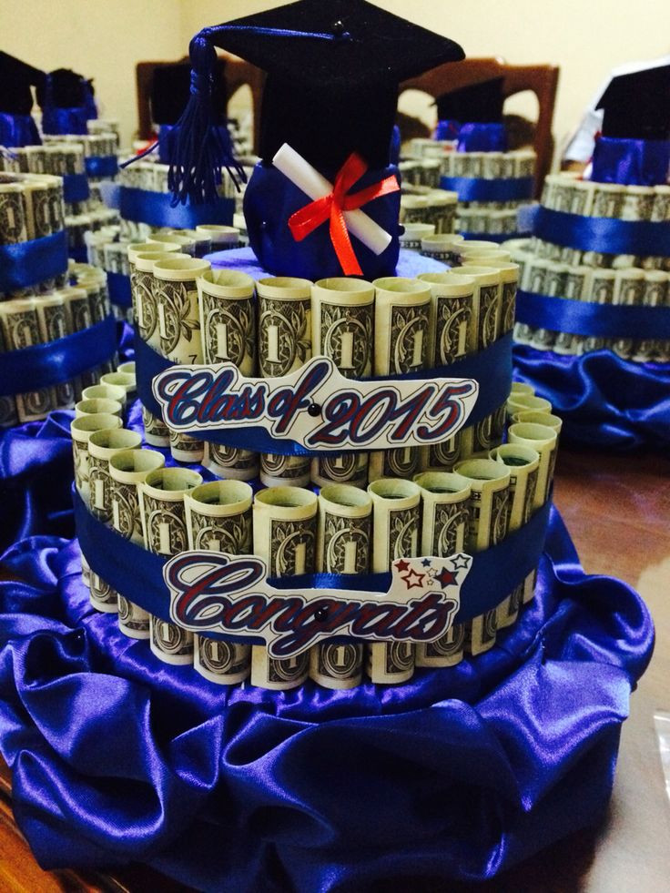 Ideas For Boy Graduation Party
 2014 2015 Graduation money cake for boys