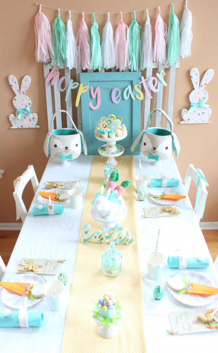 Ideas For Easter Party
 Kara s Party Ideas Hoppy Easter Party for Kids