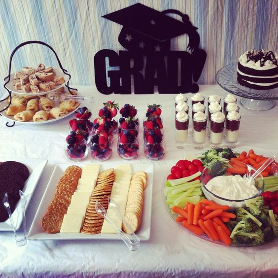Ideas For Food For Graduation Party
 college graduation party ideas food