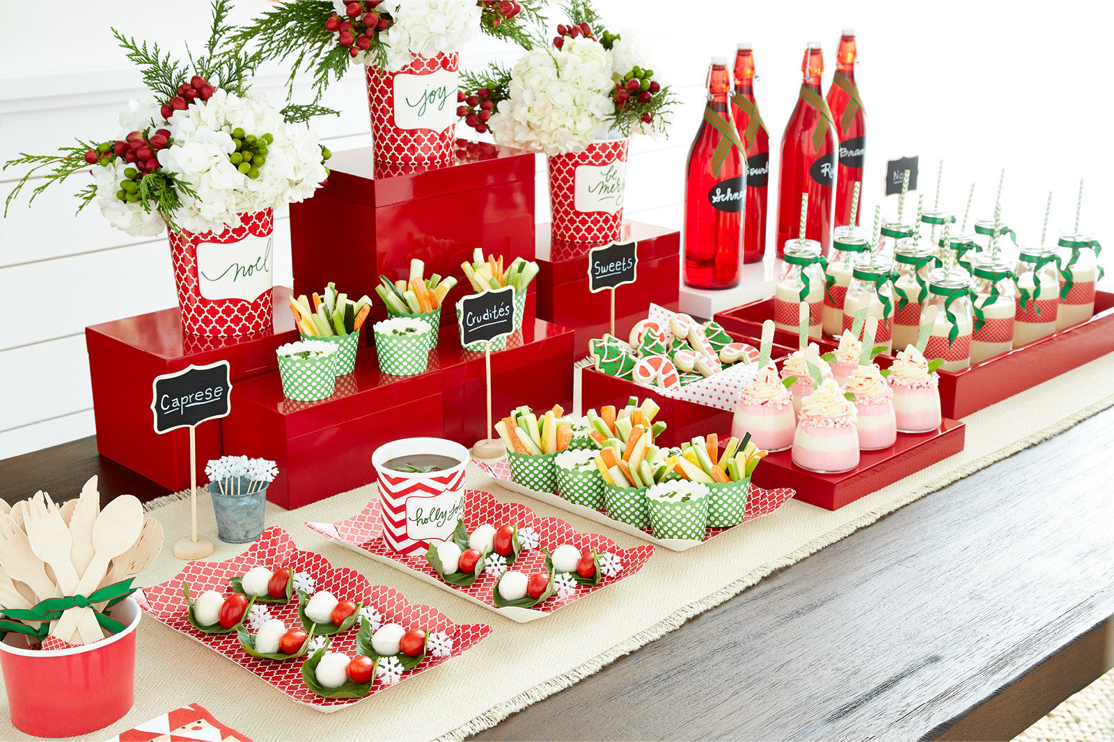 Ideas For Holiday Party
 A Very Merry Table of Treats