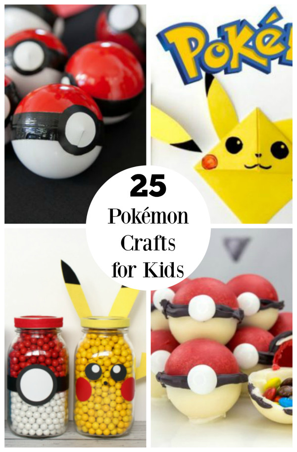 Ideas For Kids
 25 Pokémon Crafts for Kids on the GO