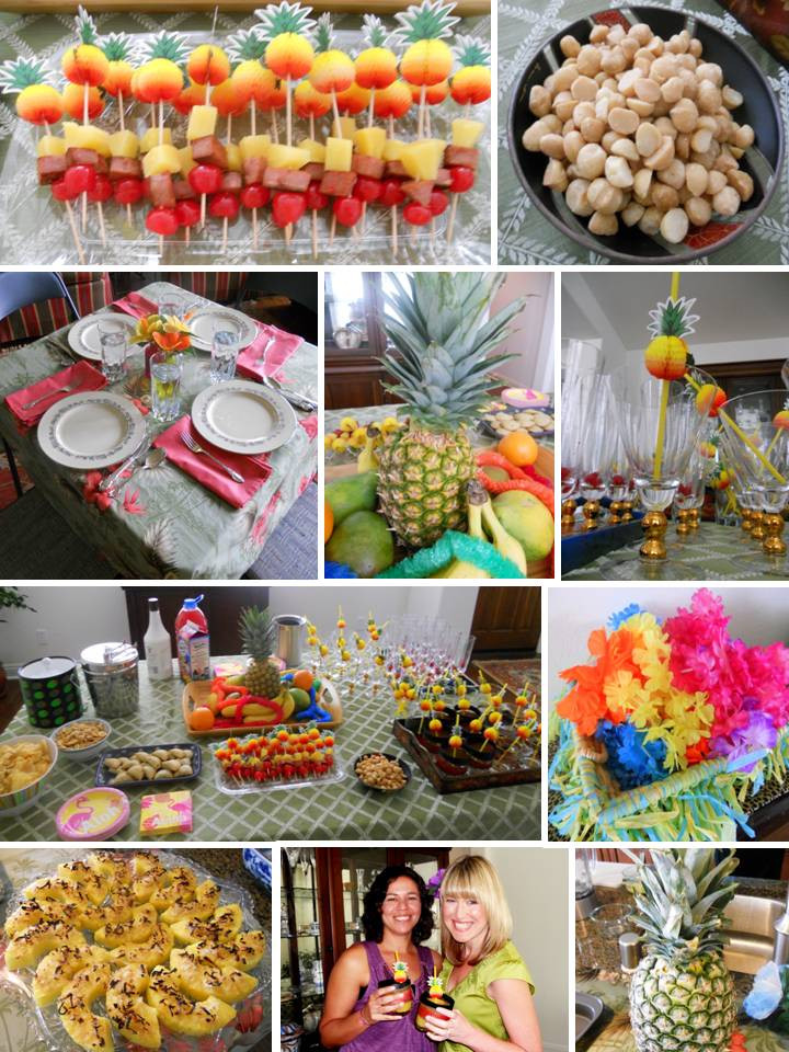 Ideas For Luau Party Food
 Newlyweds Next Door May 2011