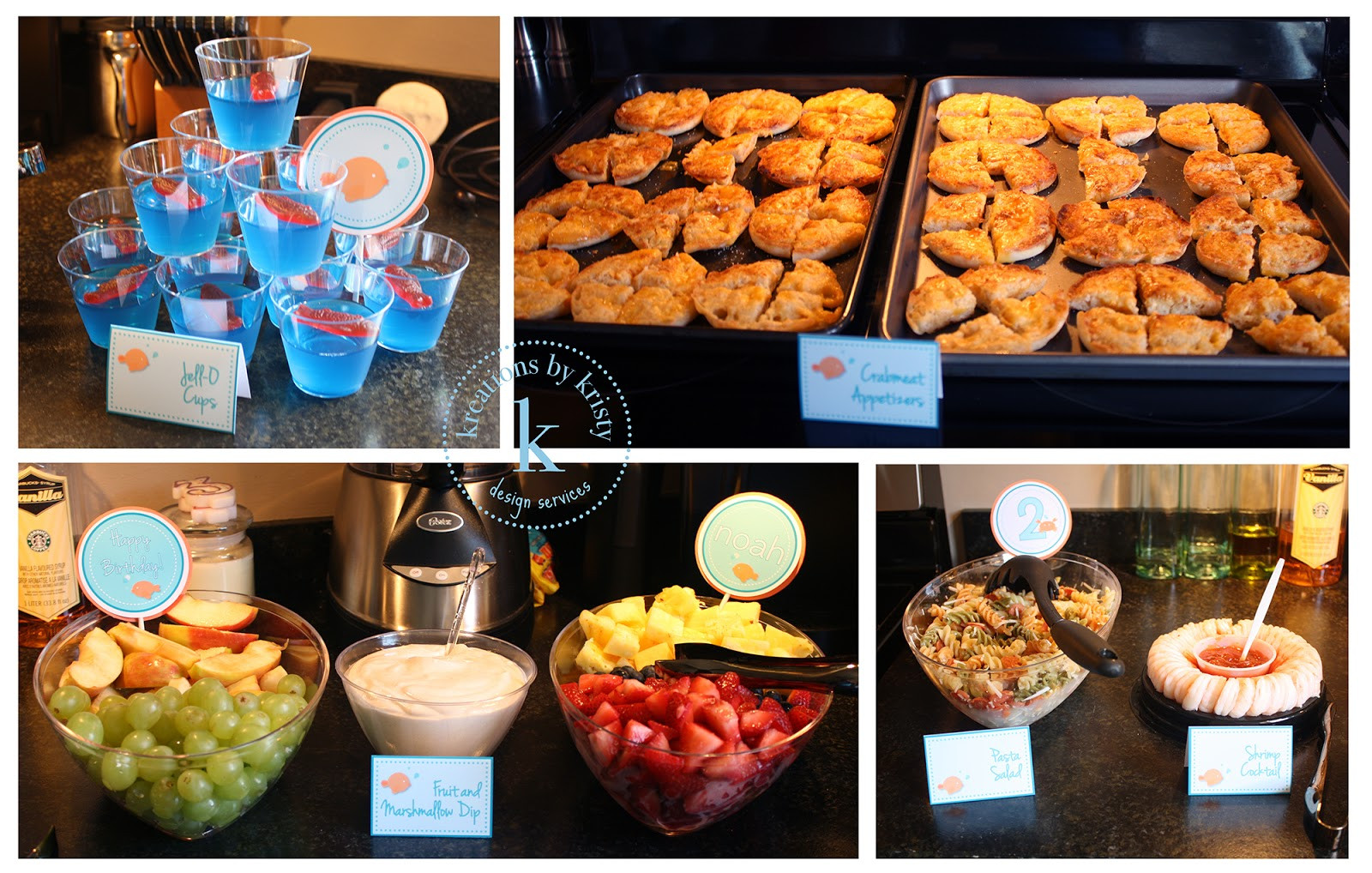 Ideas For Party Foods
 more than 9 to 5 life as "Mom" Noah s Fish Themed