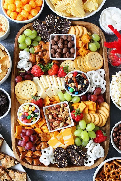 Ideas For Party Foods
 How to Make a Sweet and Salty Snack Board Recipe