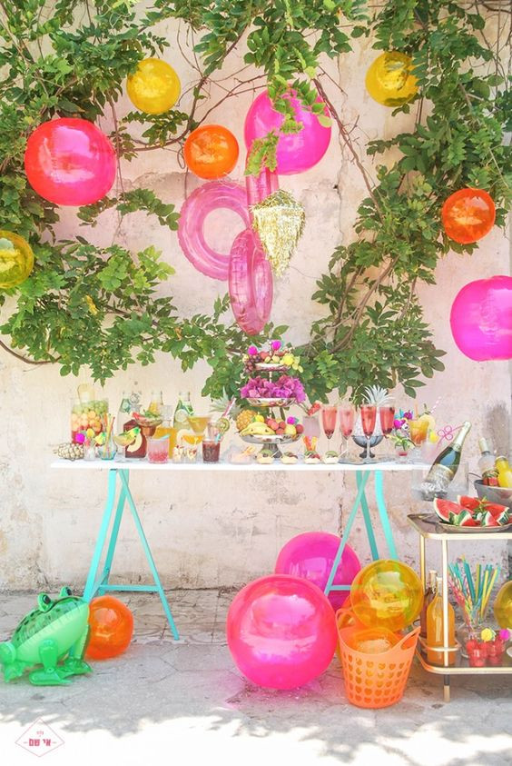 Ideas For Pool Party Decorations
 24 Decorations That Will Make Any Pool Party Awesome