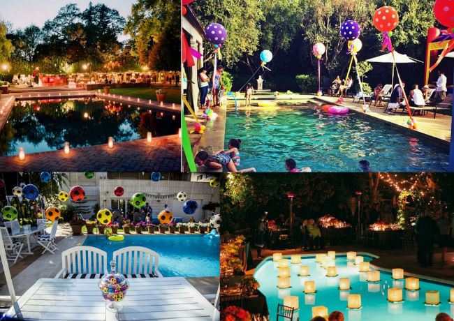 Ideas For Pool Party Decorations
 Pool party decoration