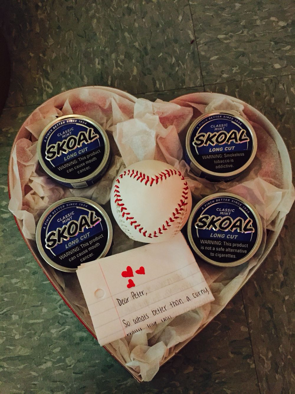 Ideas For Valentines Gift For Boyfriend
 Valentine s Day t for him baseball girlfriend
