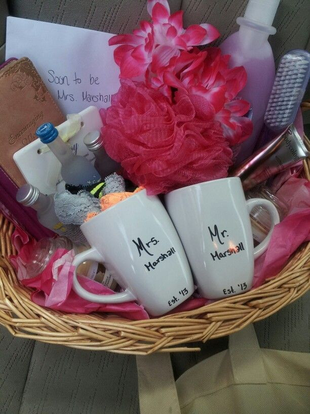 Ideas For Wedding Shower Gift
 Bridal shower t basket