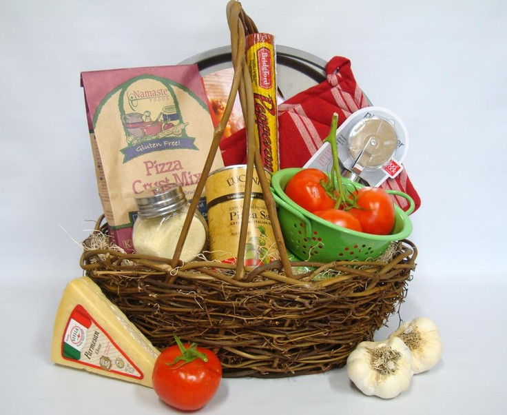 Ideas Gift Baskets Pizza Pans
 33 best Gift baskets images on Pinterest