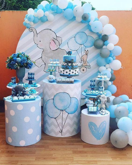 Ideas Para Decoracion De Baby Shower
 Geniales ideas para baby shower de niños con elefantes