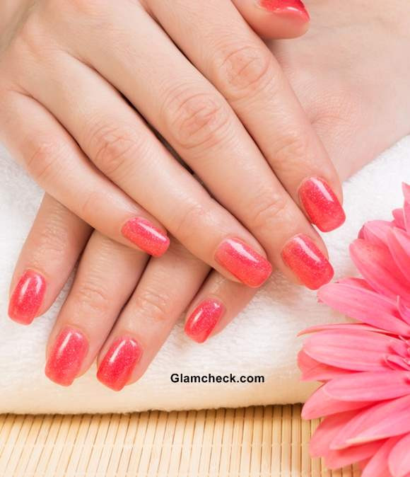 In Nail Colors
 Pink Nails Various shades of Pink Nail Polish