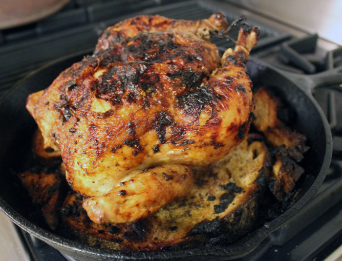 Ina Garten Baked Chicken
 Roast Chicken with Bread & Arugula Salad from Make It