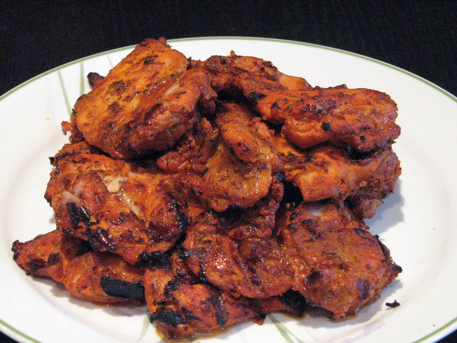 Indian Chicken Thighs
 Grilled chicken thighs with Indian style marinade