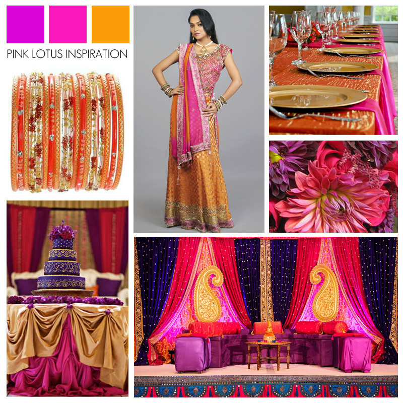 Indian Wedding Color Themes
 mandap PINK LOTUS EVENTS