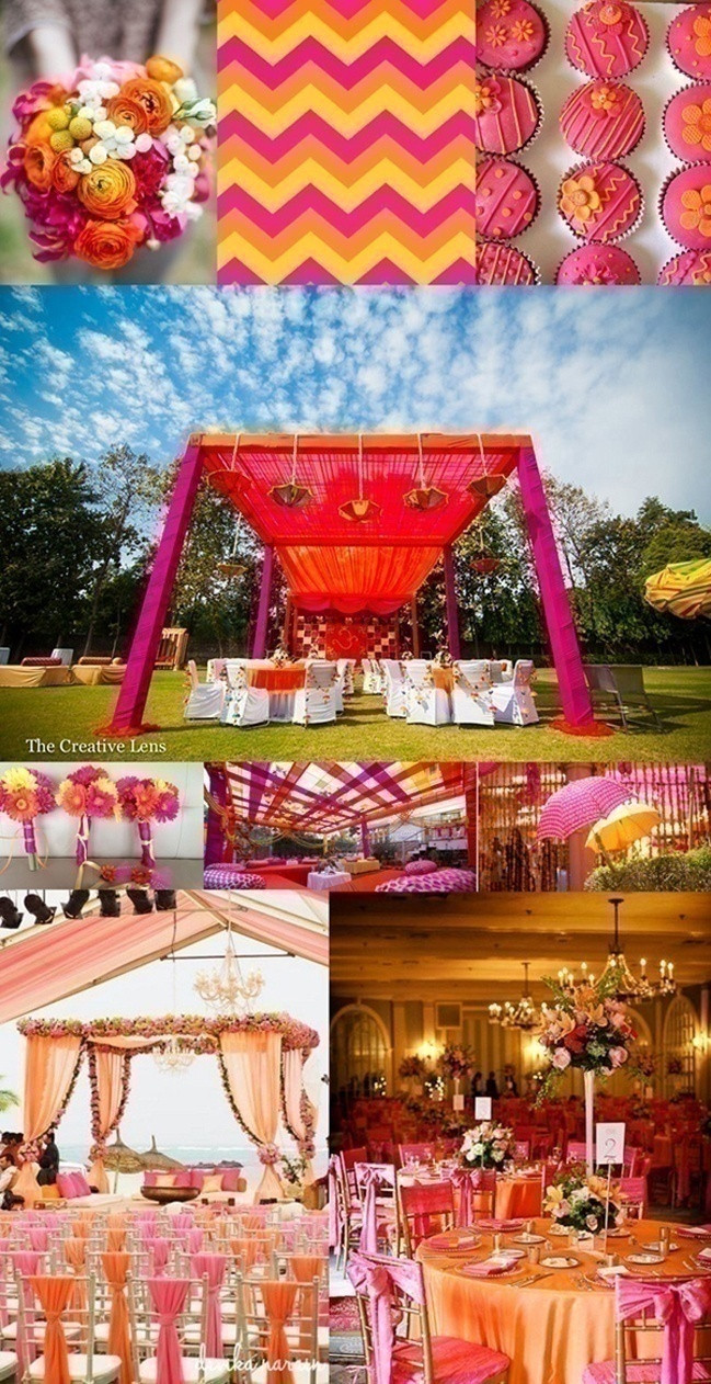 Indian Wedding Color Themes
 Indian Wedding Color Themes SummerWeddingSeries Blog
