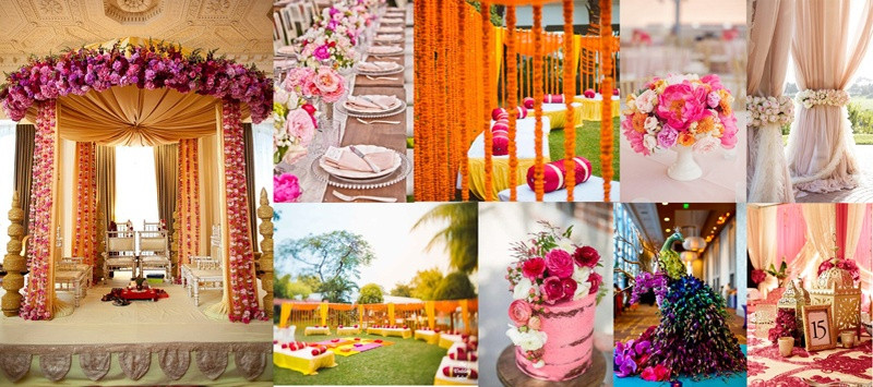 Indian Wedding Colors
 Indian Wedding Color Themes SummerWeddingSeries Blog