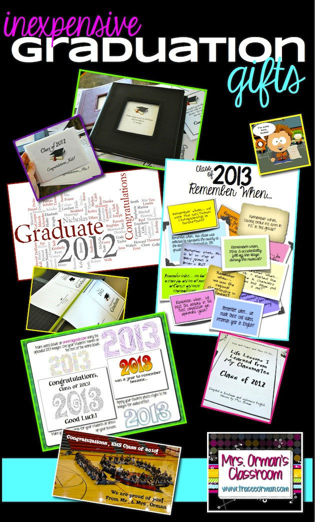 Inexpensive High School Graduation Gift Ideas
 Mrs Orman s Classroom 05 12