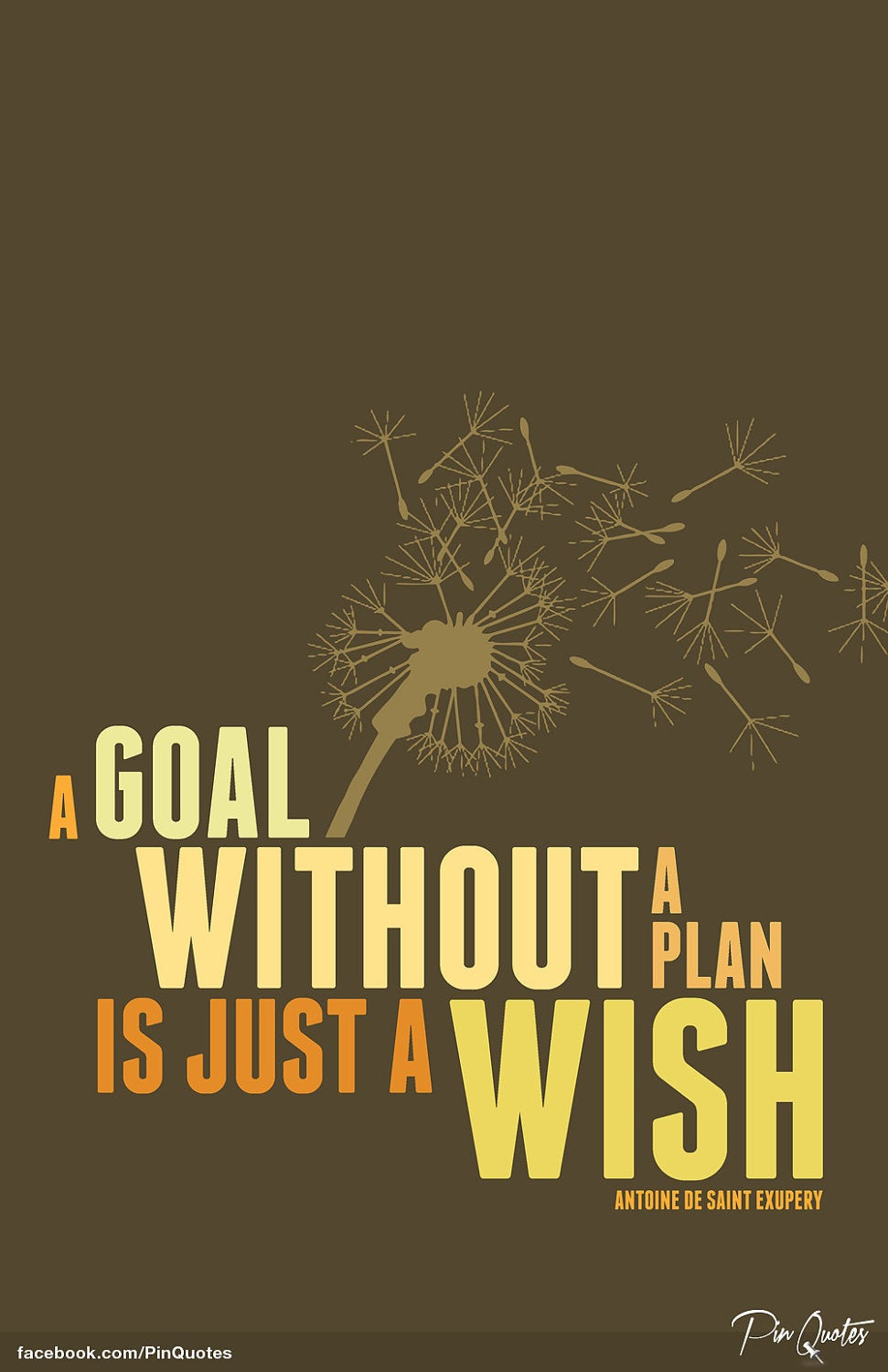 Inspirational Goals Quotes
 Inspirational Quote Canvas Art A goal without a plan by