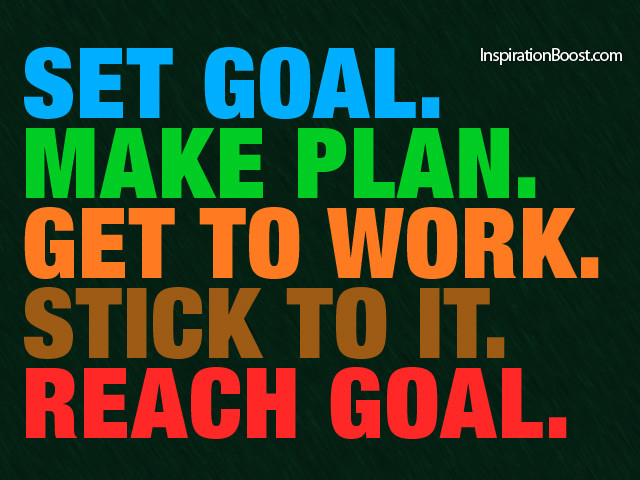 Inspirational Goals Quotes
 Set Goal Reach Goal