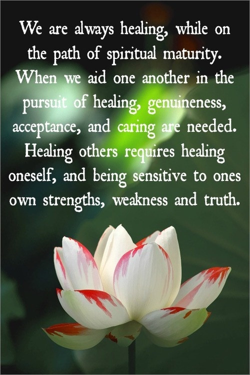 Inspirational Healing Quotes
 Inspirational Spiritual Quotes For Healing QuotesGram