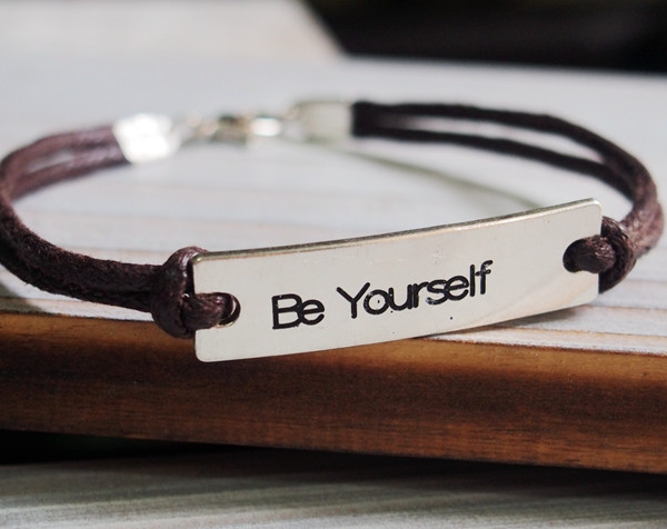 Inspirational Quote Bracelet
 How to Hand stamp your own Bracelet Necklace
