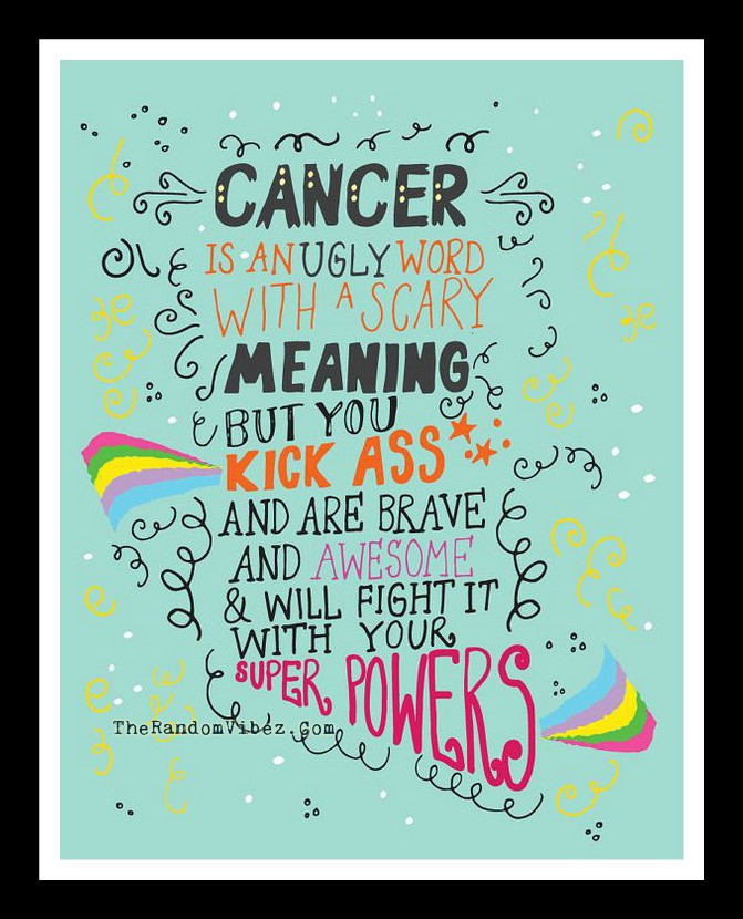 Inspirational Quote For Cancer
 55 Inspirational Cancer Quotes for Fighters & Survivors