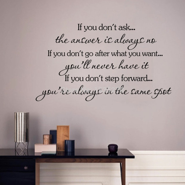 Inspirational Quotes About Home
 Inspirational Quotes Wall Stickers Decal Home Decor "if