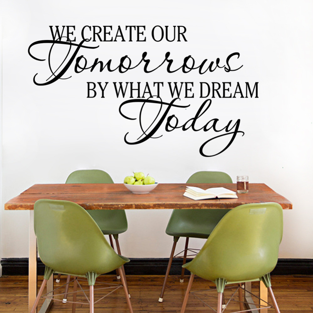 Inspirational Quotes About Home
 Inspirational quotes We Creative our tomorrows by we dream