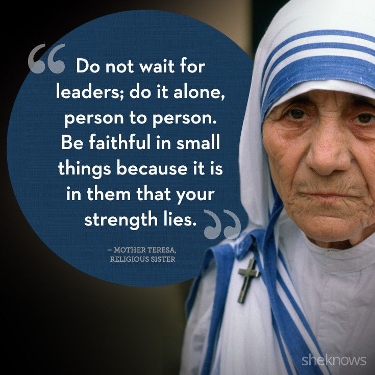 Inspirational Quotes Mother Theresa
 INSPIRATIONAL QUOTES BY MOTHER TERESA The Insider Tales