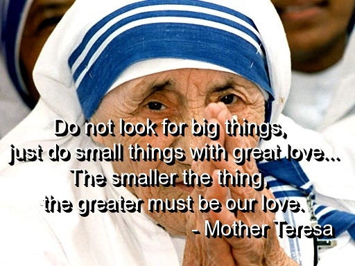 Inspirational Quotes Mother Theresa
 Mother Teresa Spiritual Quotes QuotesGram