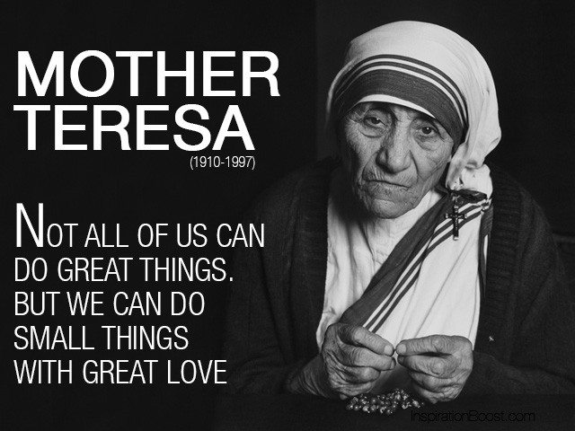 Inspirational Quotes Mother Theresa
 Smiles No Matter Mother Teresa Quotes