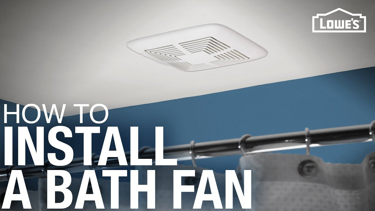 Installing Bathroom Exhaust Fan
 How to Replace and Install a Bathroom Exhaust Fan