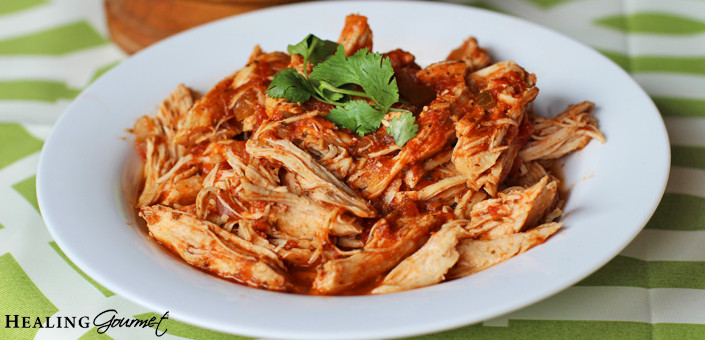 Instant Pot Gourmet Recipes
 Two Ingre nt Instant Pot Pulled Chicken in 10 Minutes