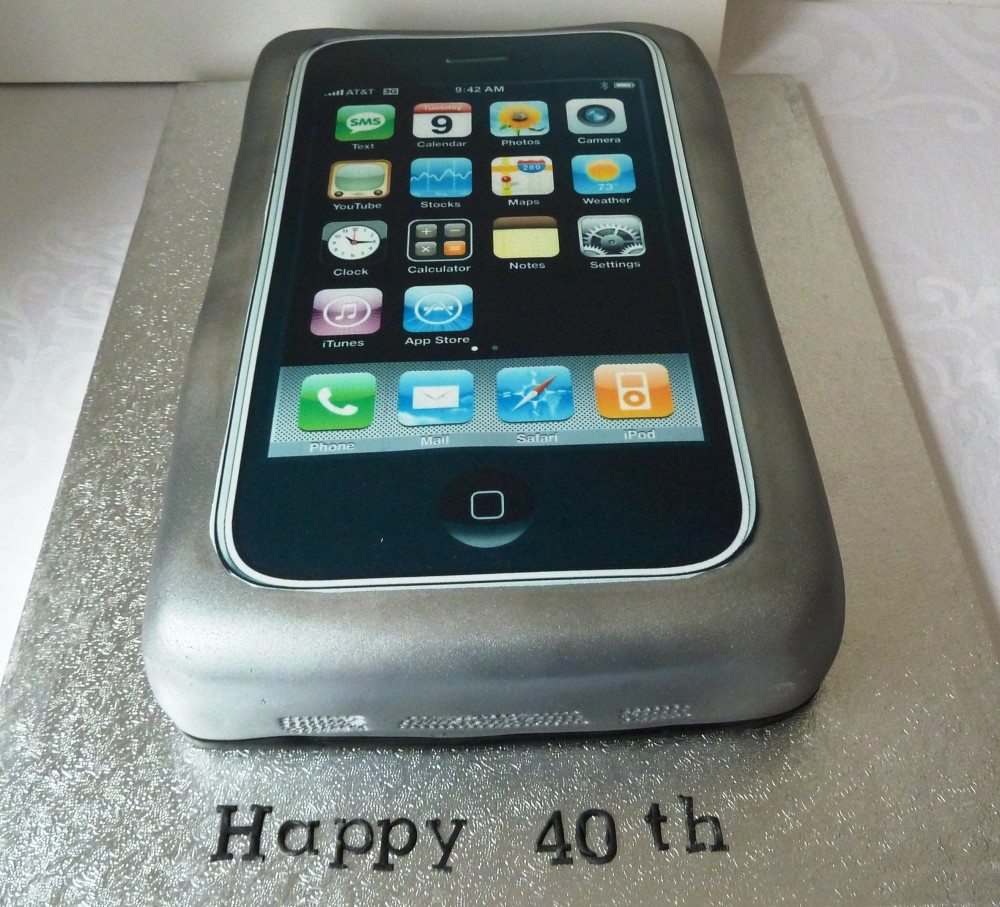Iphone Birthday Cake
 I Phone Birthday Cake