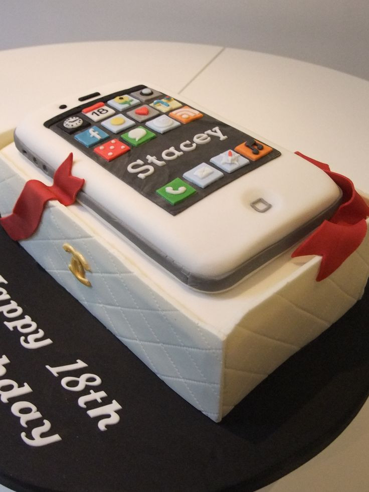 Iphone Birthday Cake
 iPhone Birthday Cake
