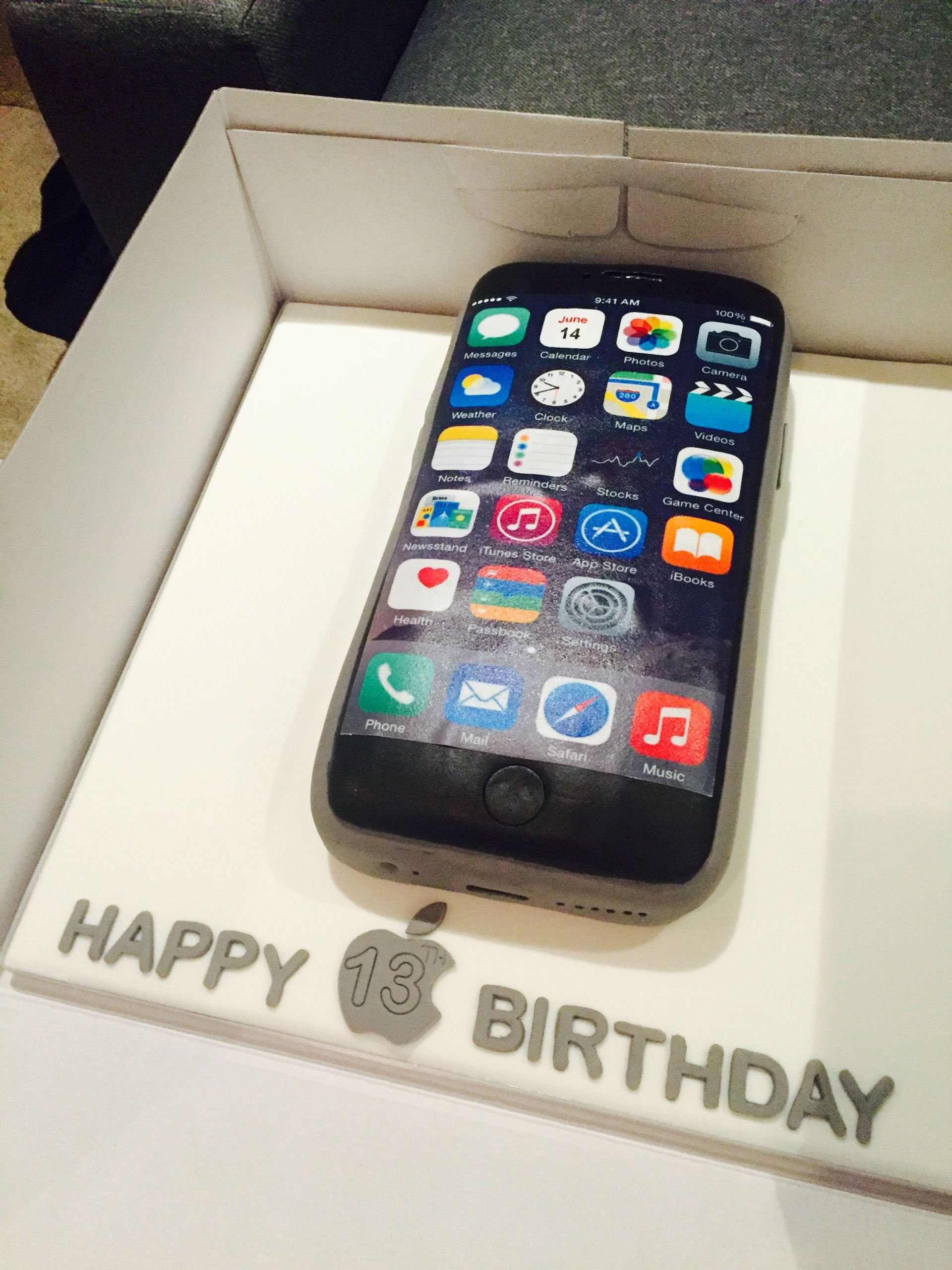 Iphone Birthday Cake
 iPhone cake …