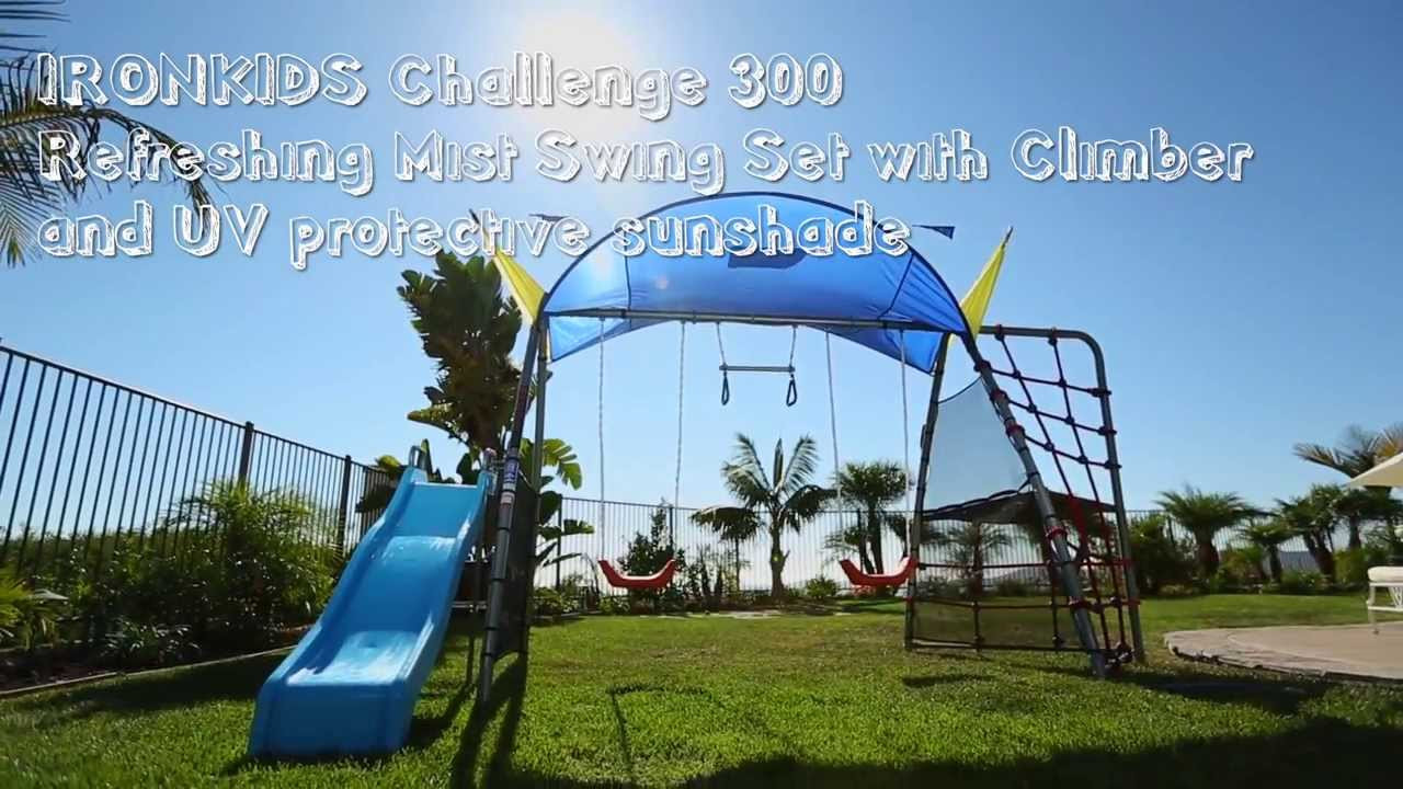 Ironkids Swing Sets
 8200 Ironkids Challenge 300 Refreshing Mist Swing Set