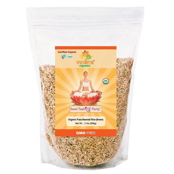 Is Brown Rice High In Fiber
 Organic High Fiber Healthy Brown Basmati Rice Vedica