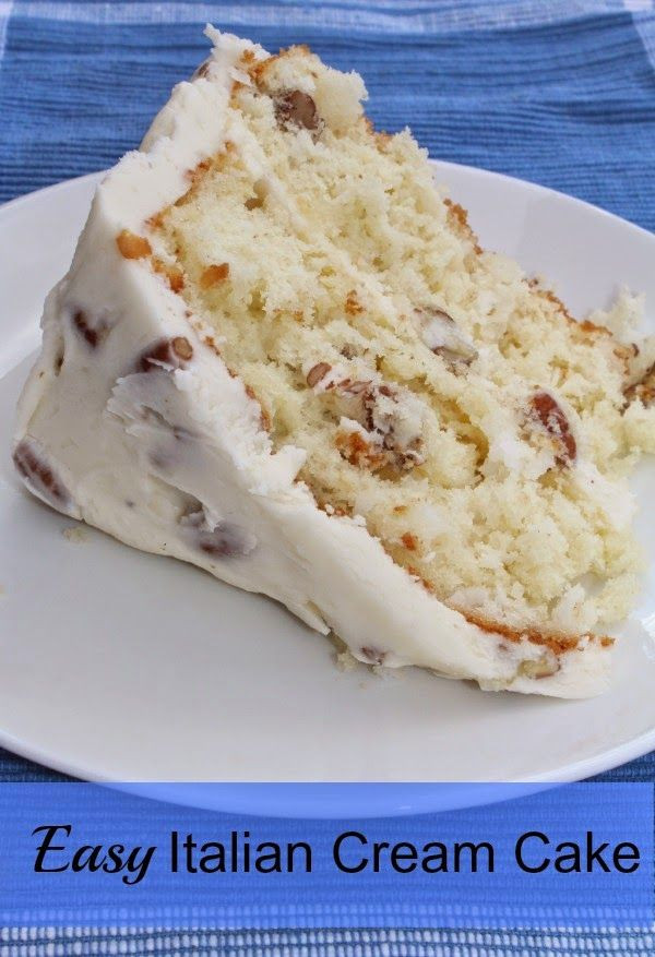 Italian Cream Cheesecake Recipe
 Easy Italian Cream Cake so delicious