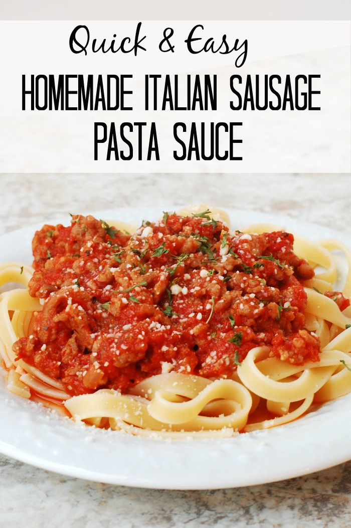 Italian Sausage Spaghetti Sauce
 10 Graduation Party Menus Plus Desserts and Snacks Eat