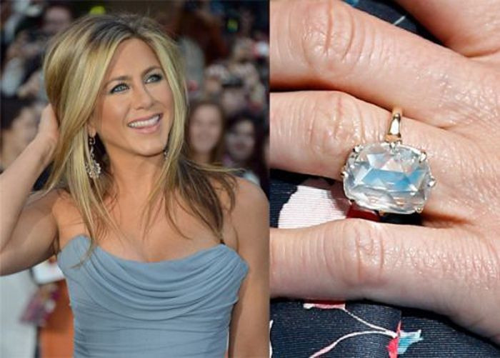 Jennifer Aniston Wedding Ring
 Size Does Matter 25 Most Expensive Engagement Rings
